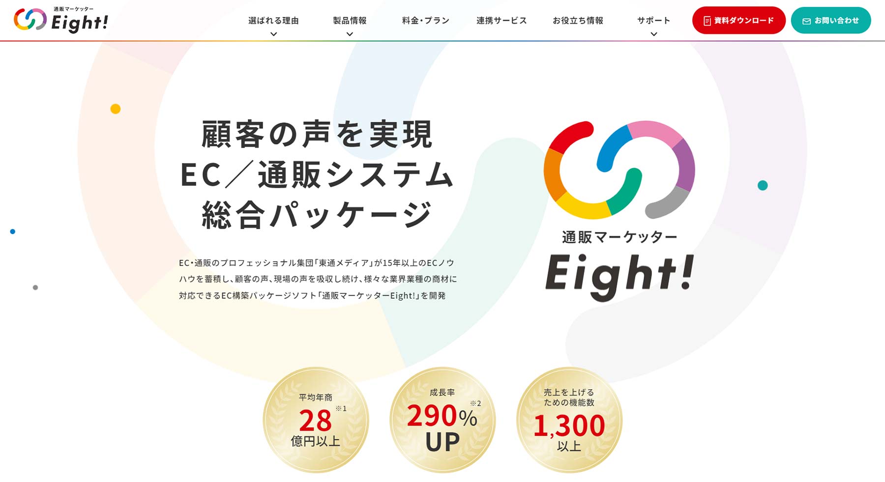 通販マーケッターEight!公式Webサイト