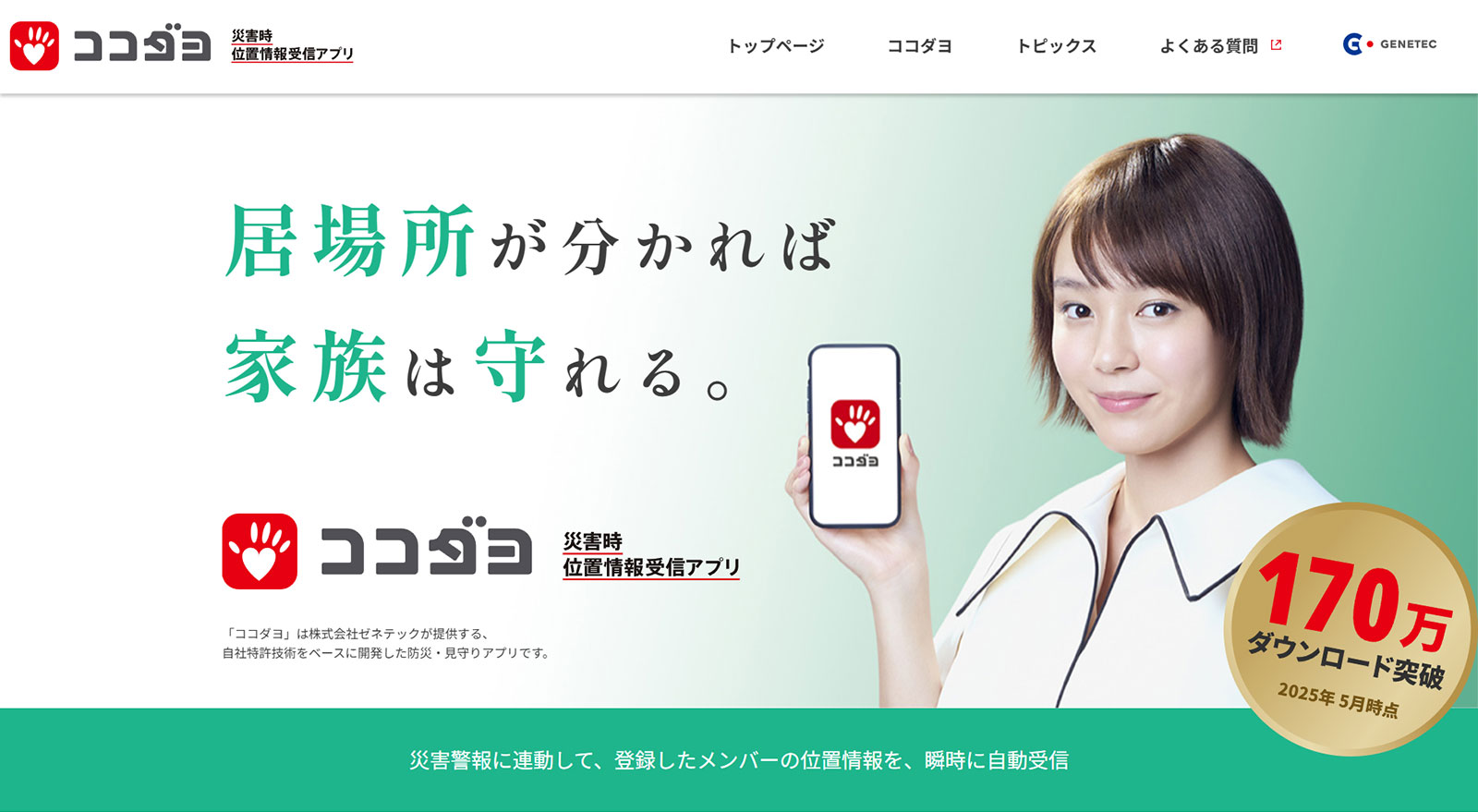 ココダヨ公式Webサイト
