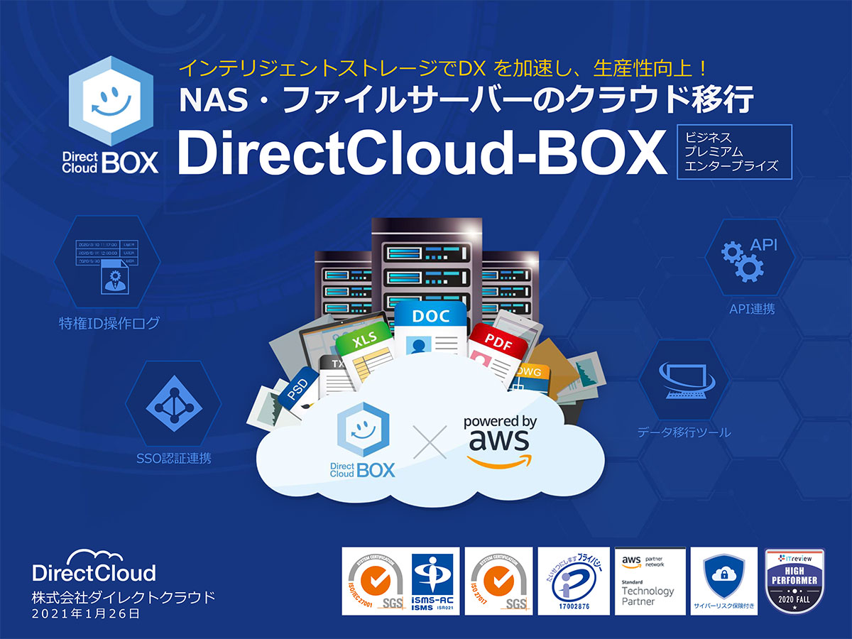 Directcloud Box インタビュー掲載 オンラインストレージ ファイル共有サービス アスピック Directcloud Box インタビュー掲載 オンラインストレージ ファイル共有サービス アスピック
