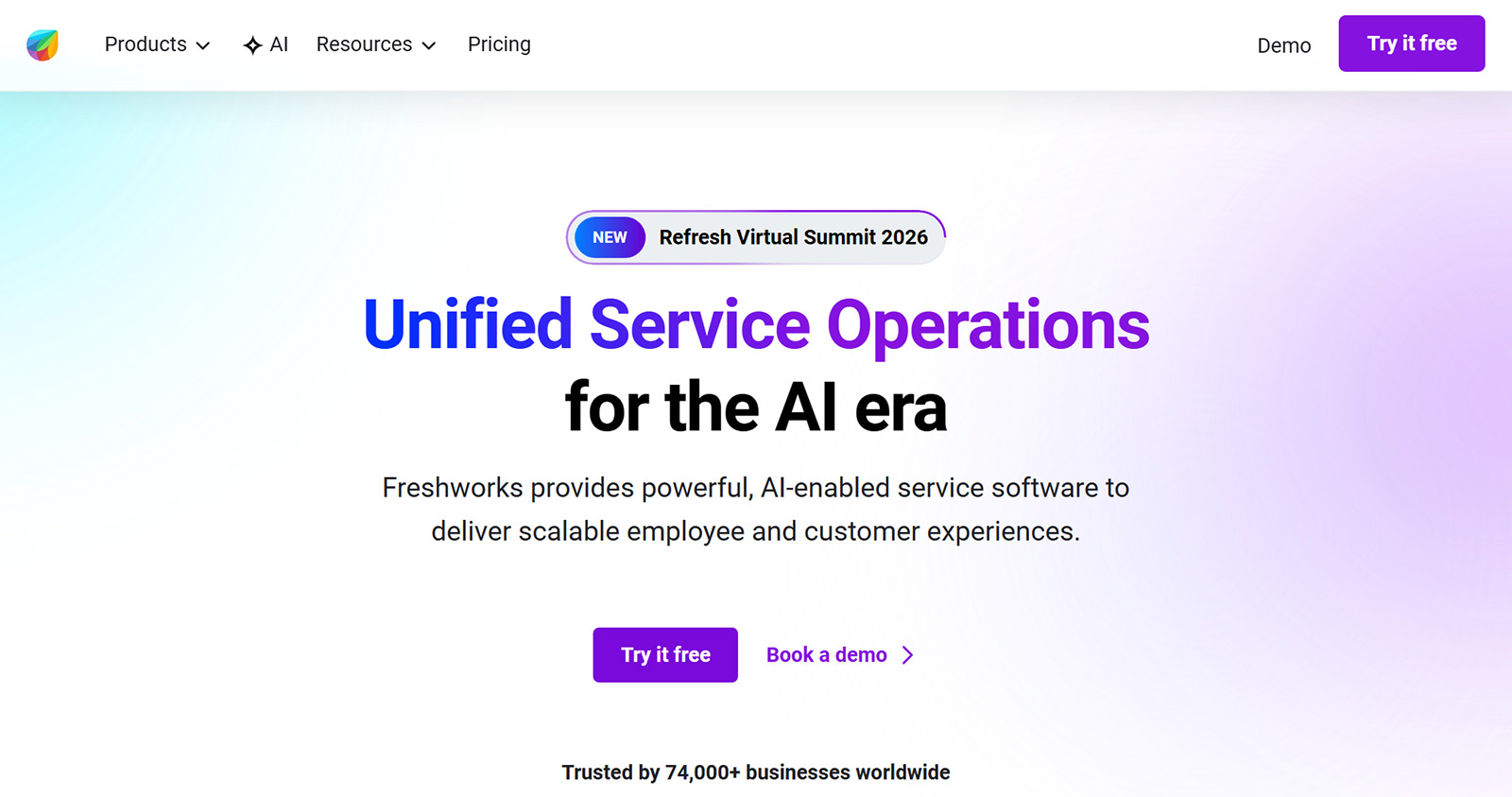 Freshservice公式Webサイト