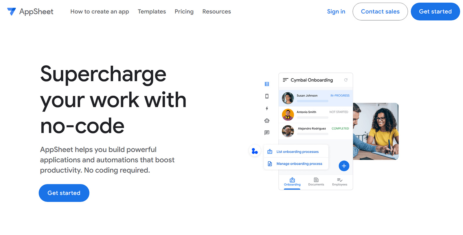 AppSheet公式Webサイト