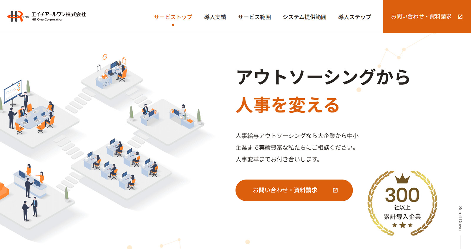 エイチアールワン公式Webサイト