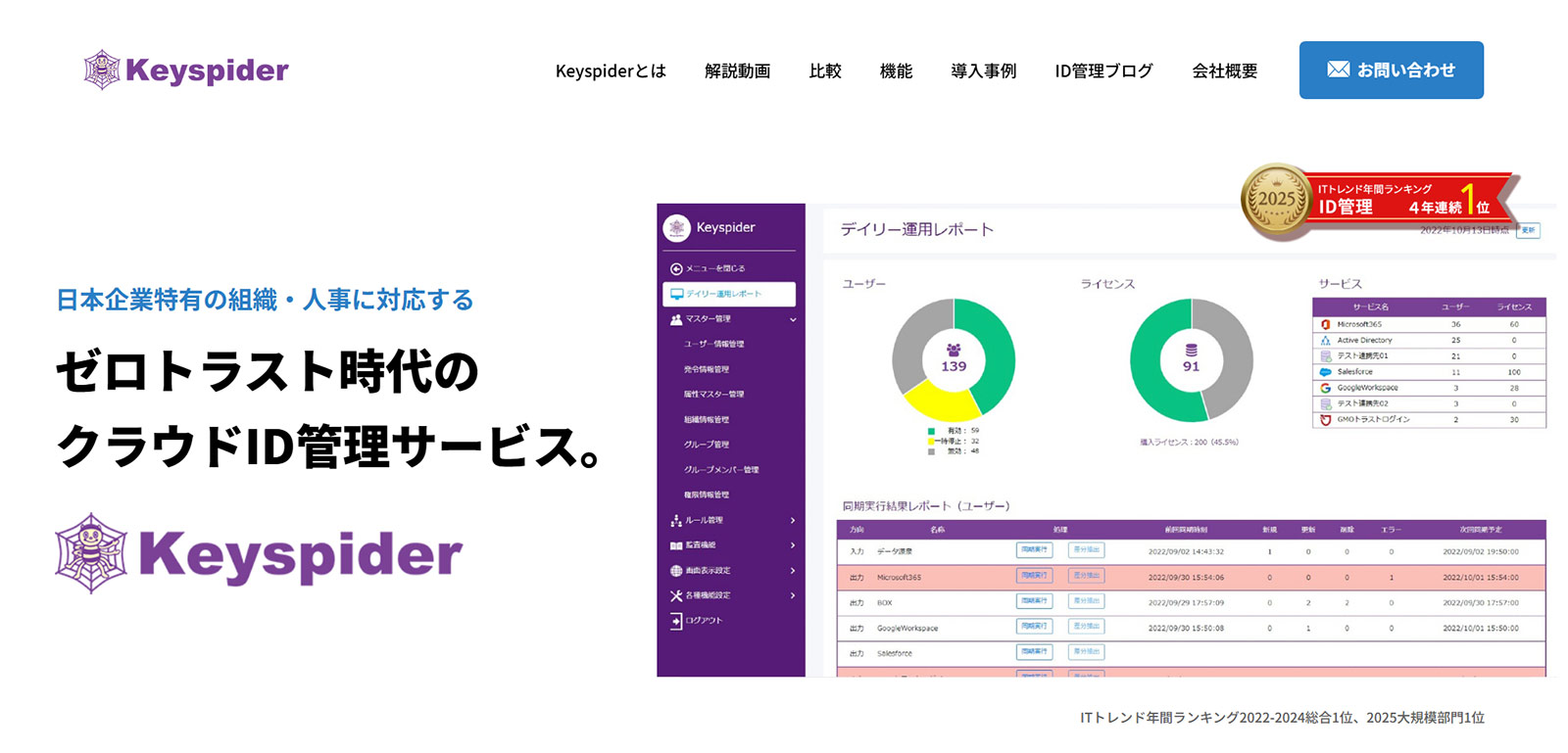 Keyspider公式Webサイト