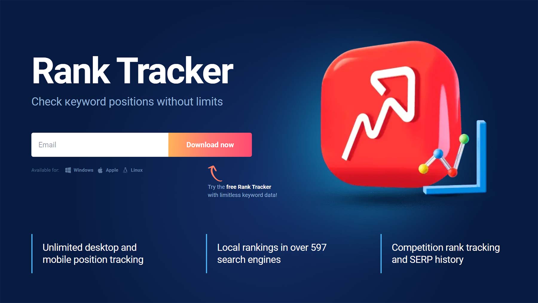 Rank Tracker公式Webサイト