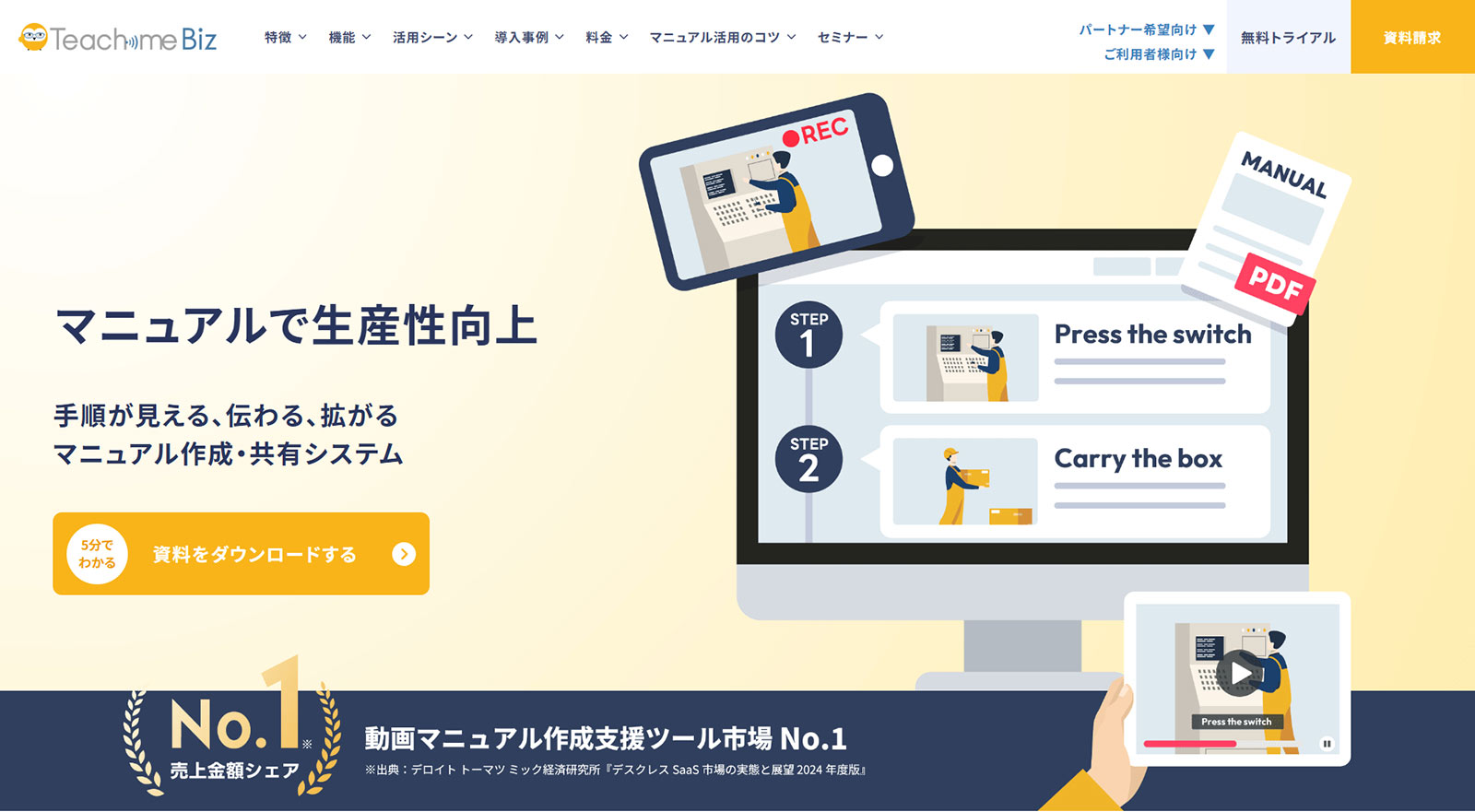 Teachme Biz公式Webサイト
