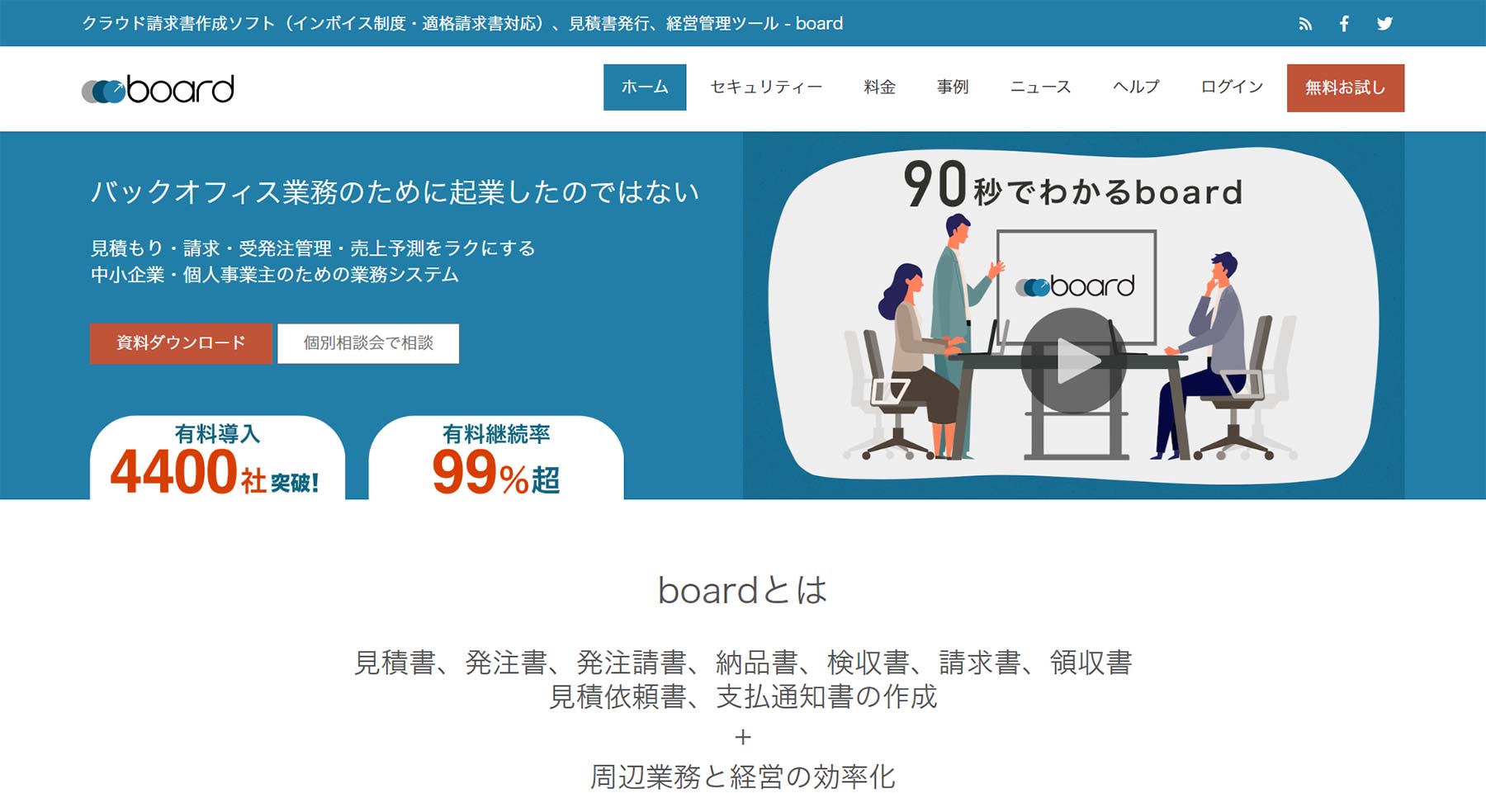 board公式Webサイト