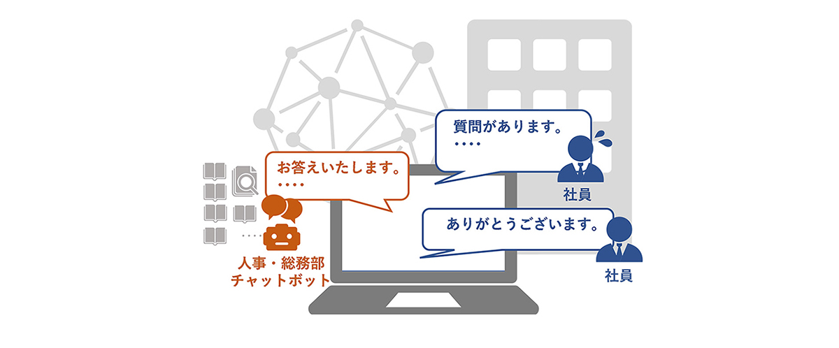 チャットボットなのに、FAQの作成・更新は不要！