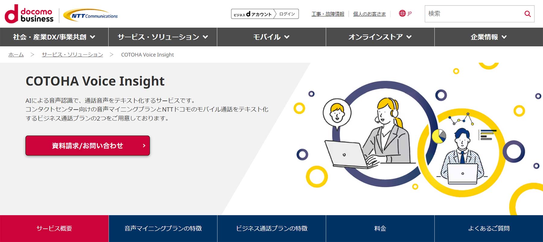 COTOHA Voice Insight公式Webサイト