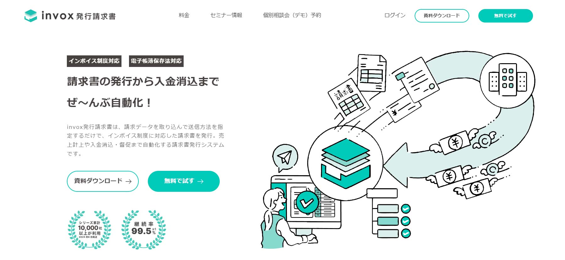 invox発行請求書_公式Webサイト