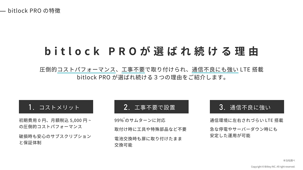 bitlock PRO（ビットロックプロ）｜入退室管理システム｜アスピック