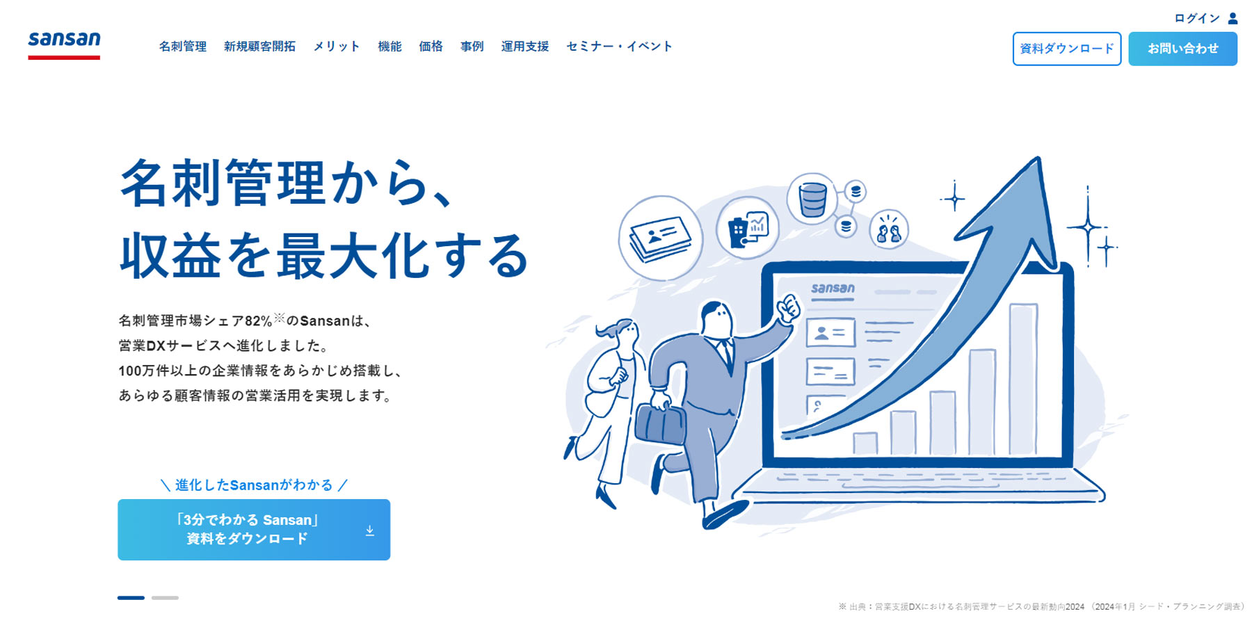 Sansan公式Webサイト