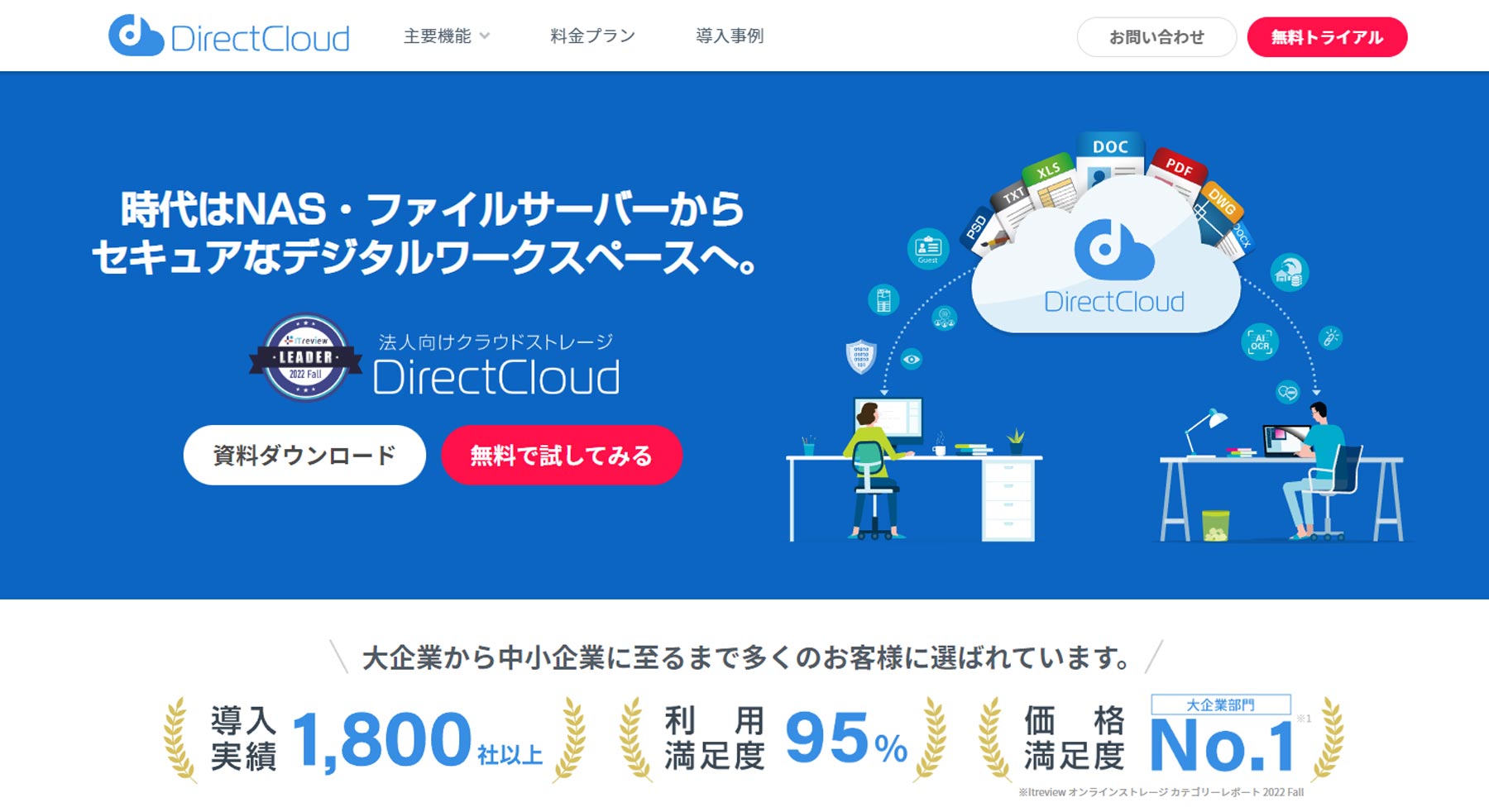 DirectCloud公式Webサイト