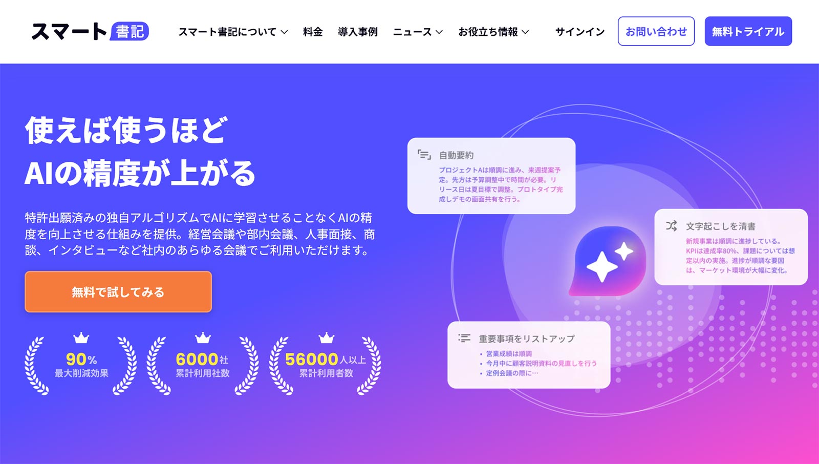 スマート書記_公式Webサイト
