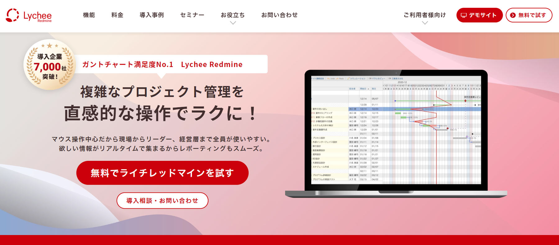 Lychee Redmine公式Webサイト