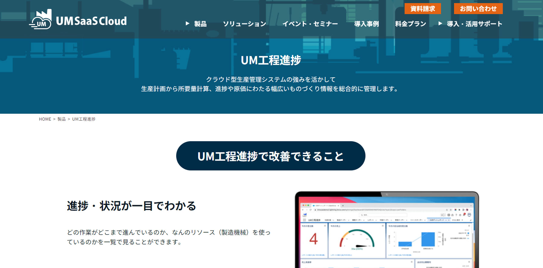 UM工程進捗公式Webサイト