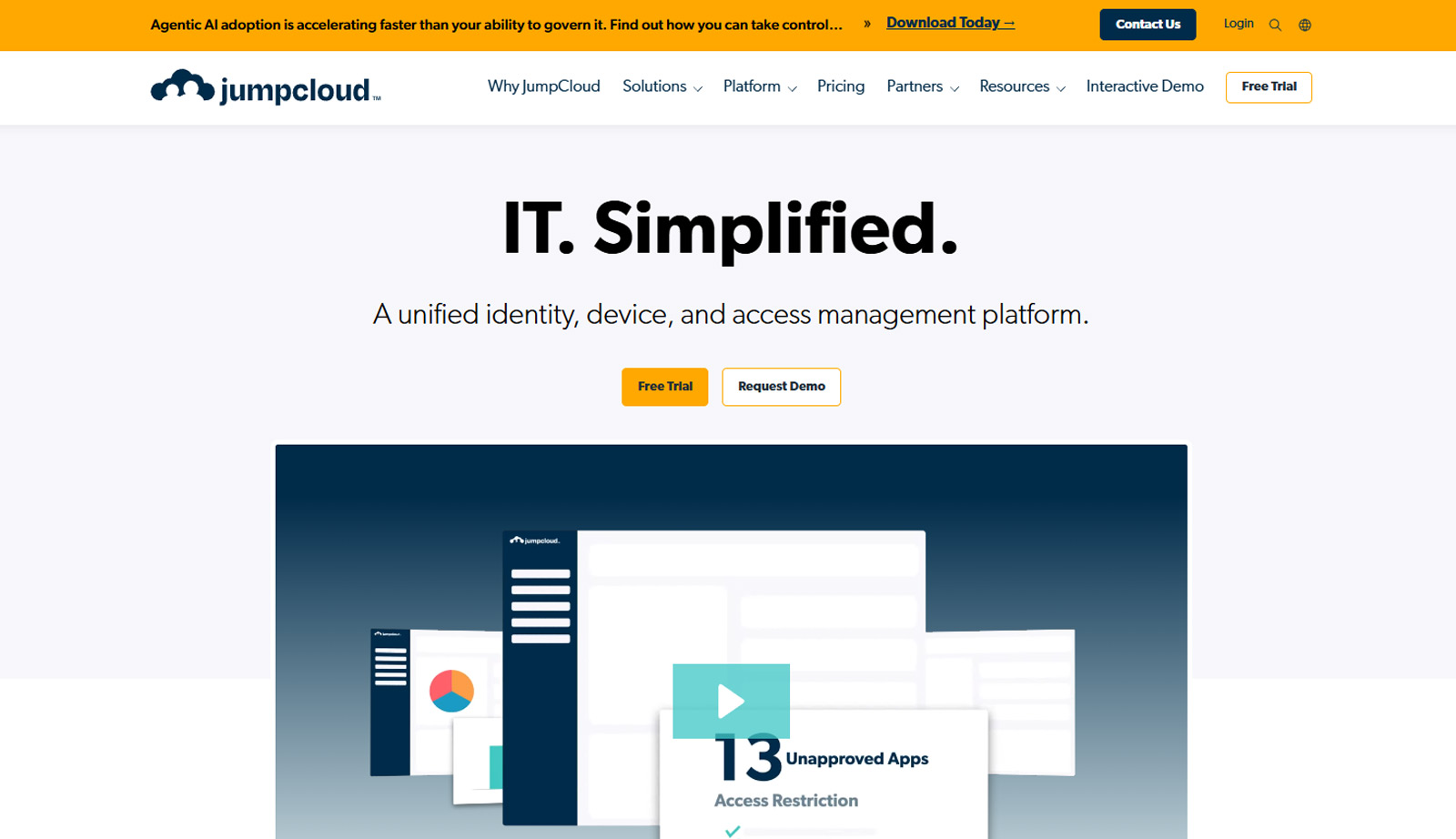 JumpCloud公式Webサイト