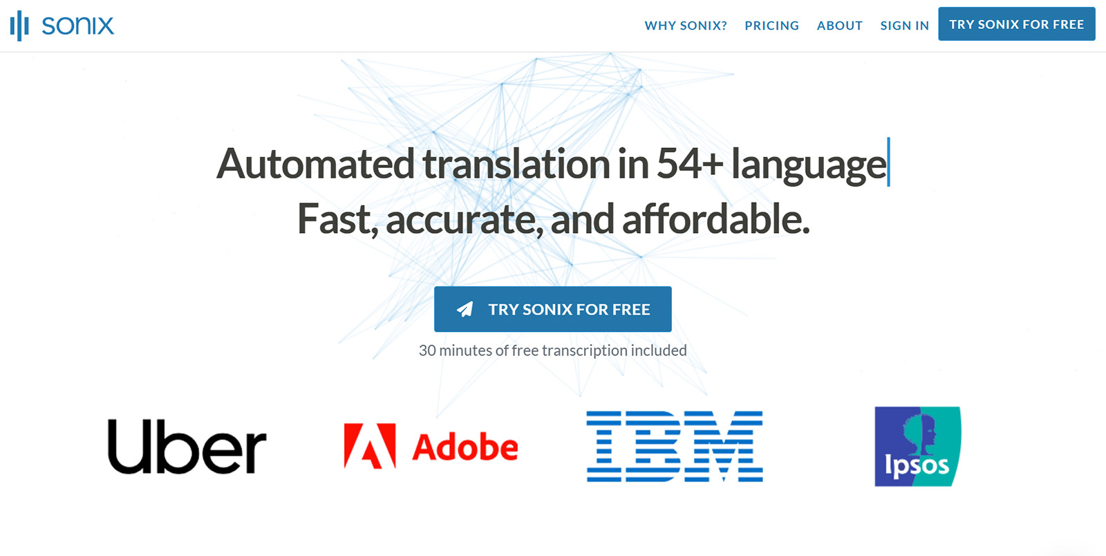 sonix公式Webサイト