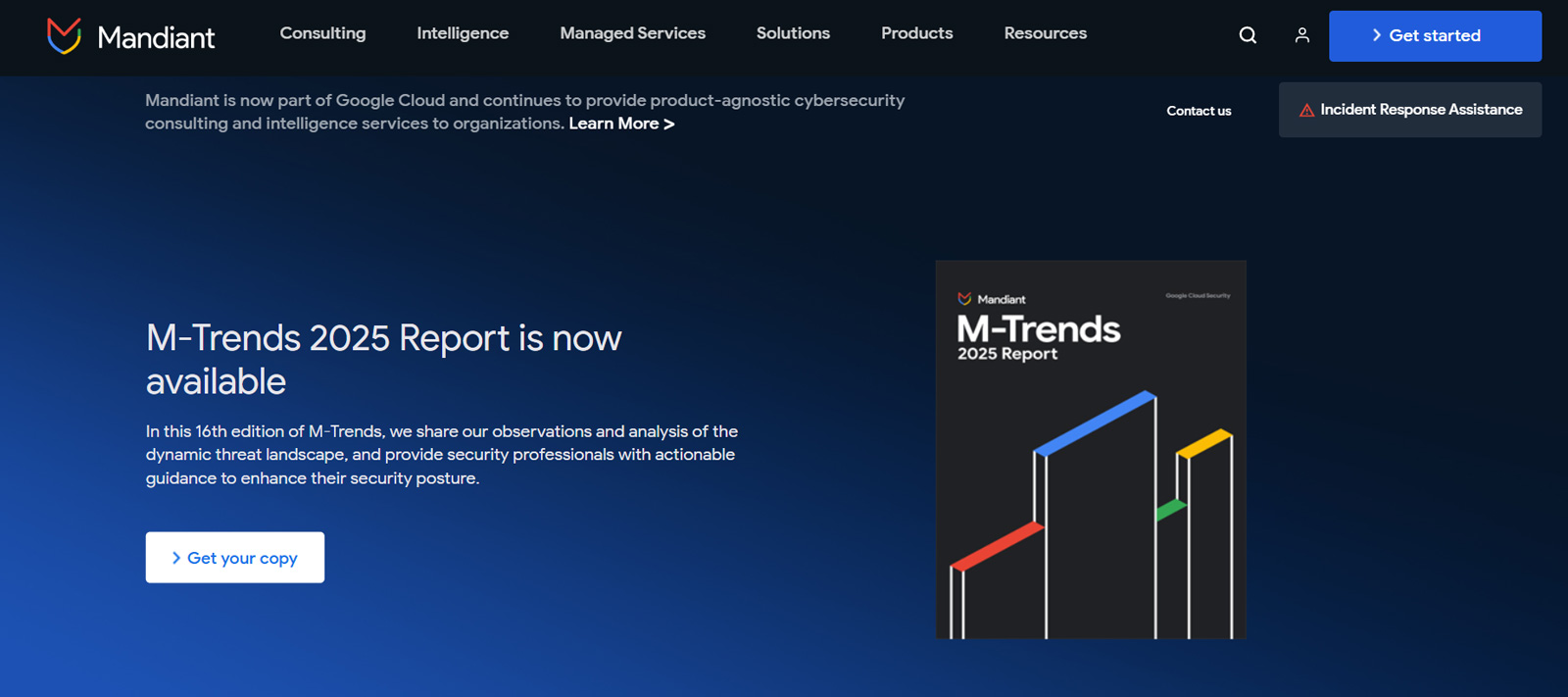 Mandiant Attack Surface Management公式Webサイト