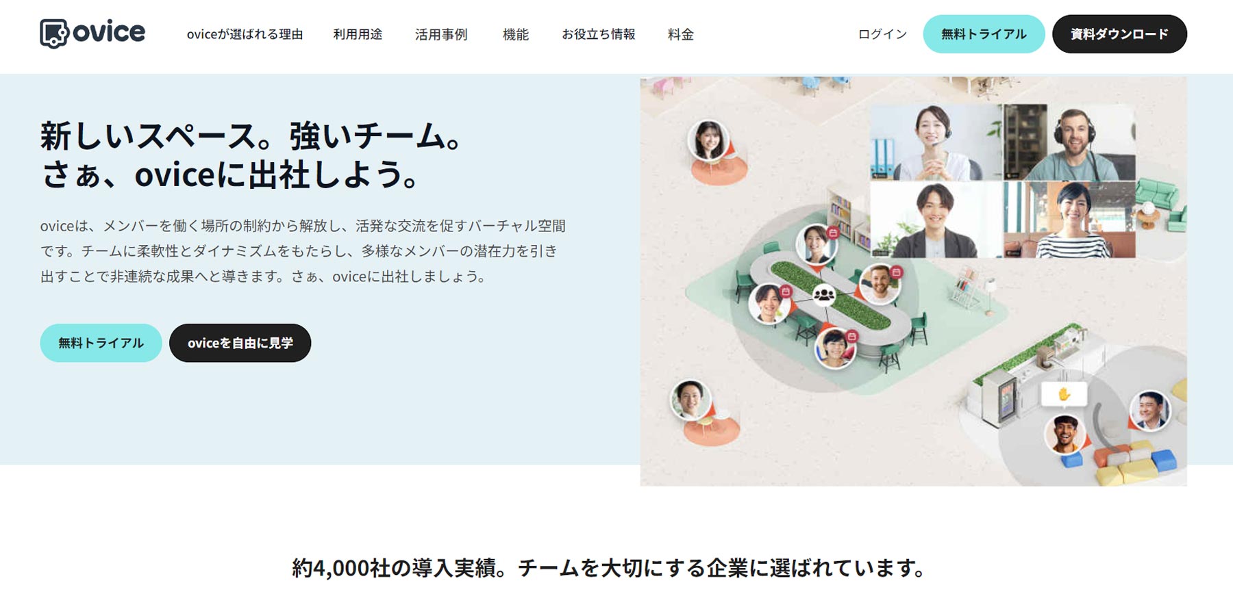 oVice公式Webサイト