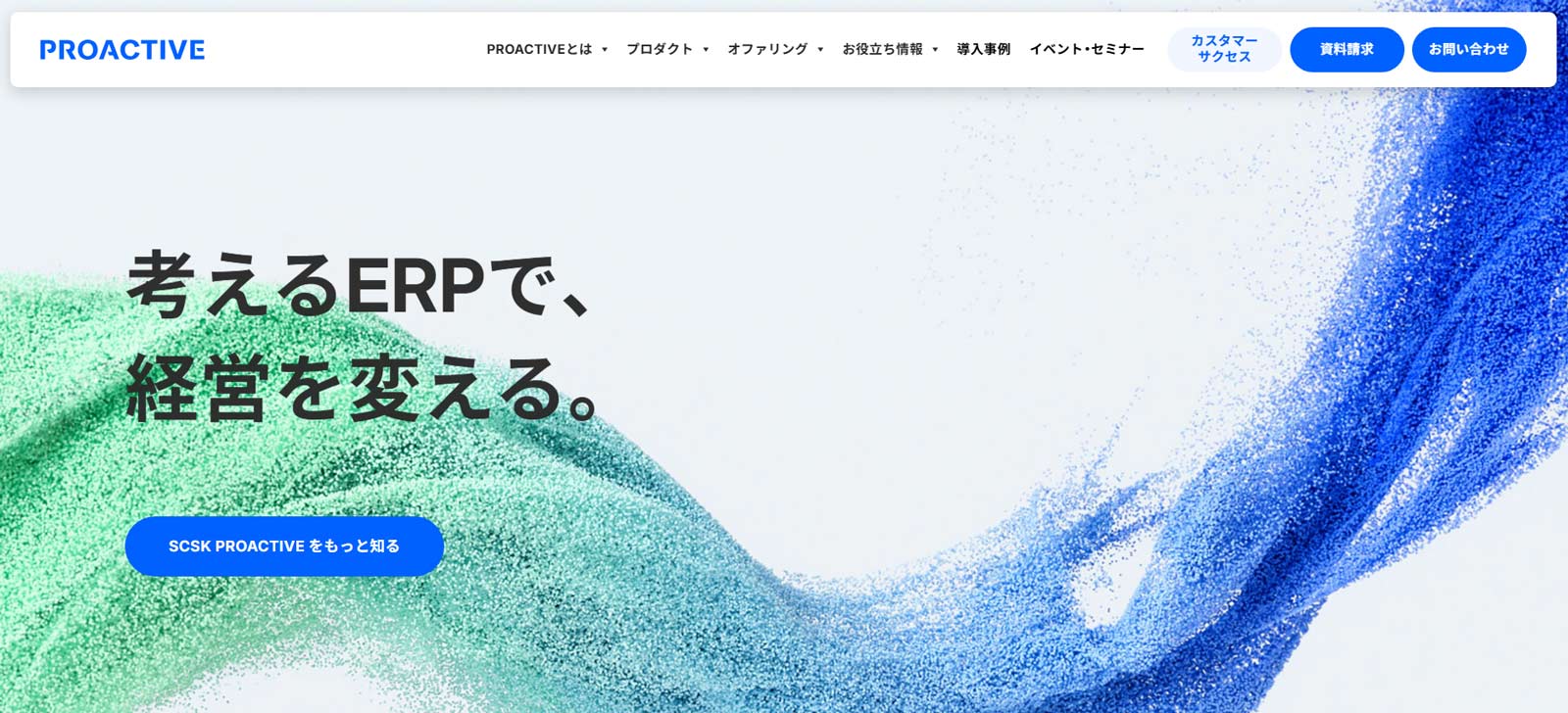 PROACTIVE公式Webサイト