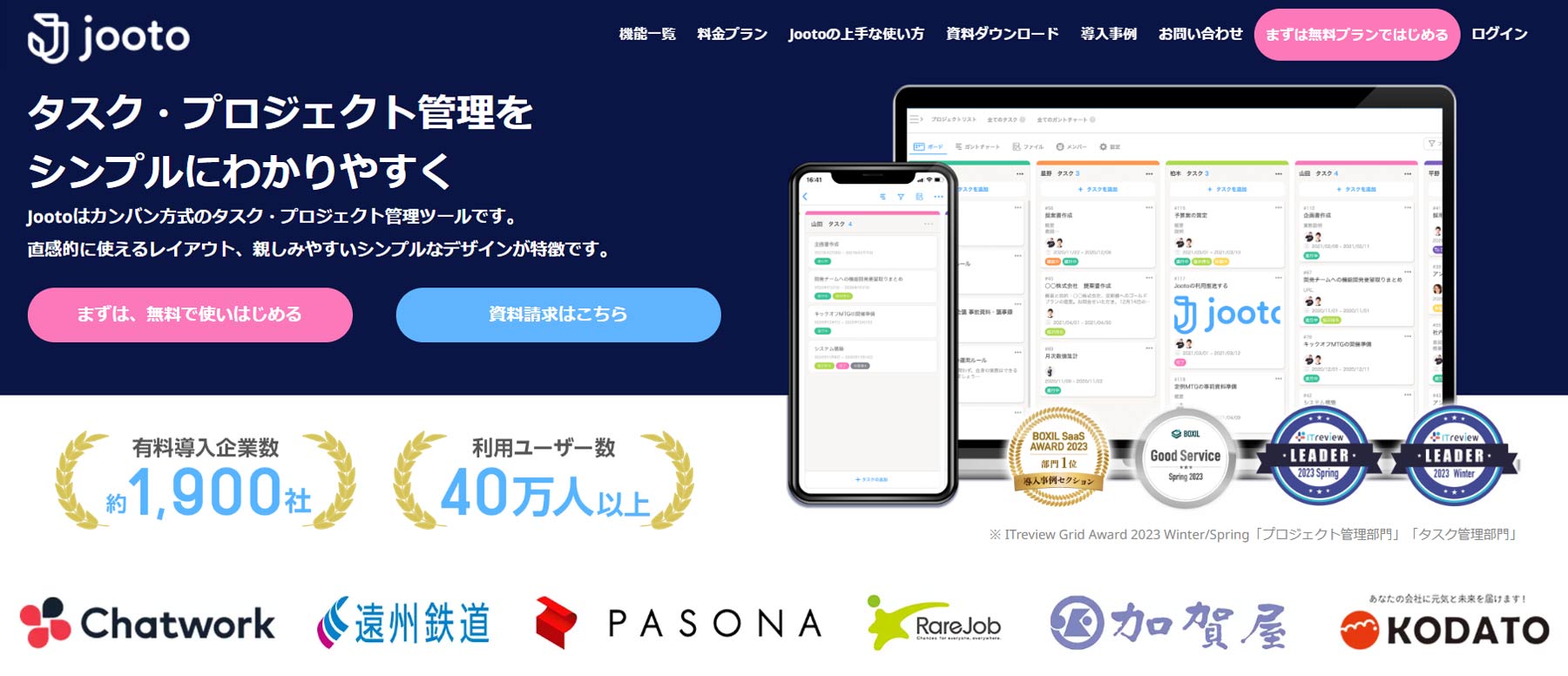 Jooto公式Webサイト