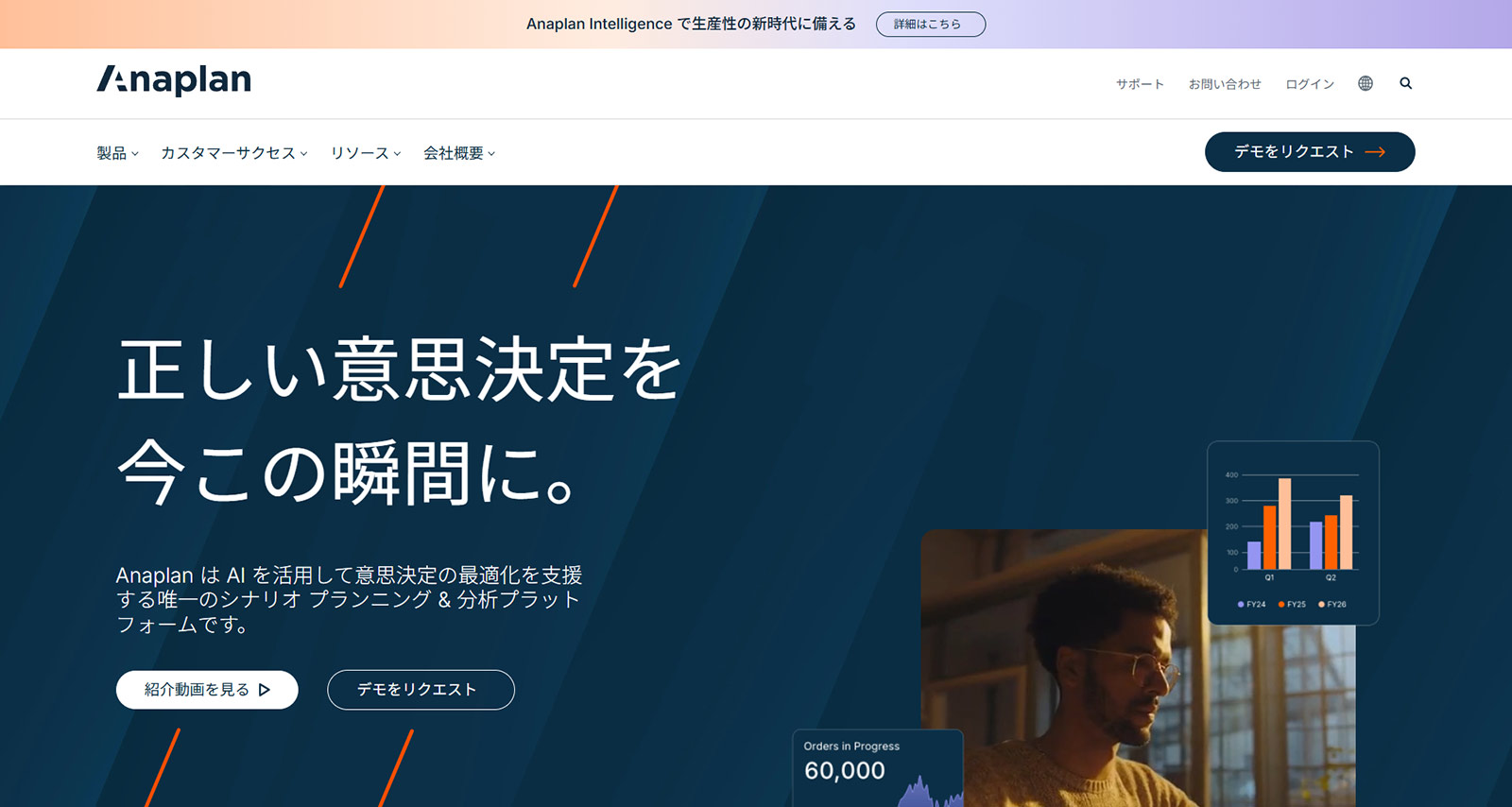 Anaplan公式Webサイト