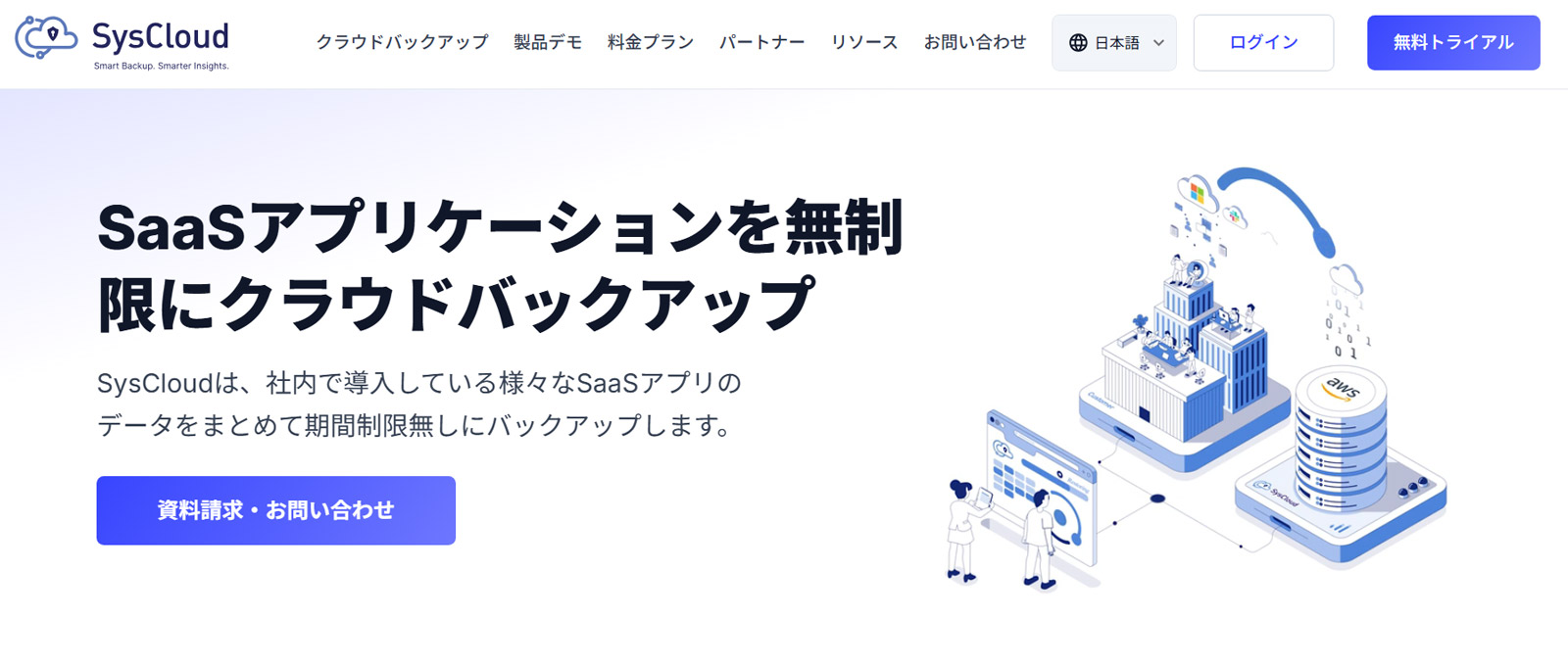 SysCloud公式Webサイト