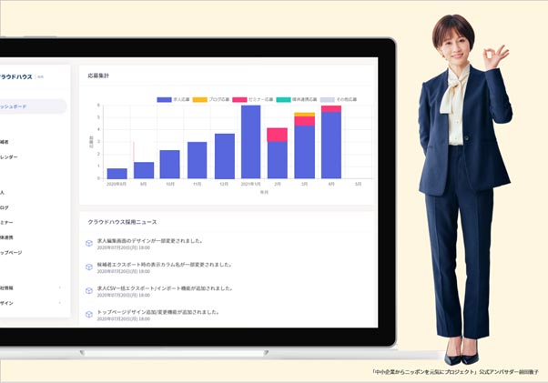 応募者の管理の効率化