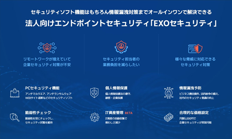 EXOセキュリティサービスイメージ