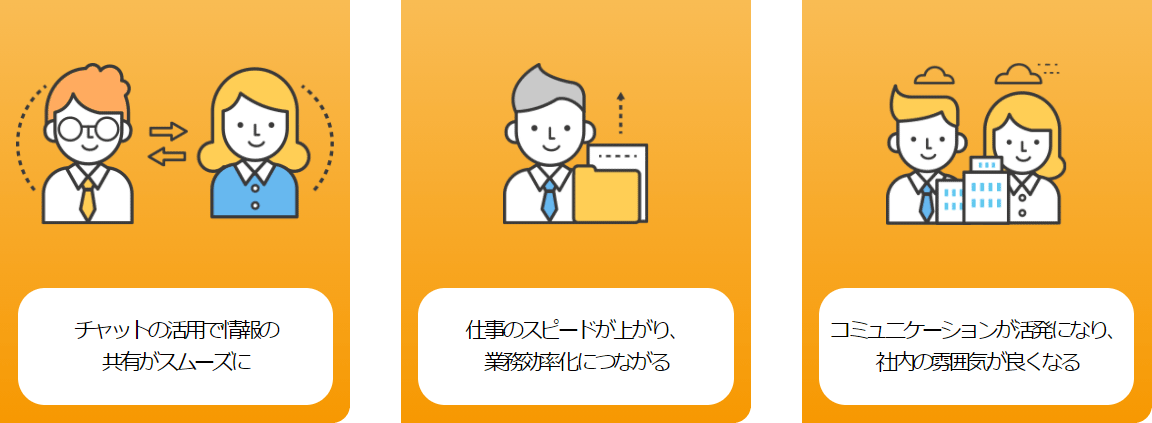 情報共有をスムーズにするために、だれでも使いやすいコミュニケーションツール