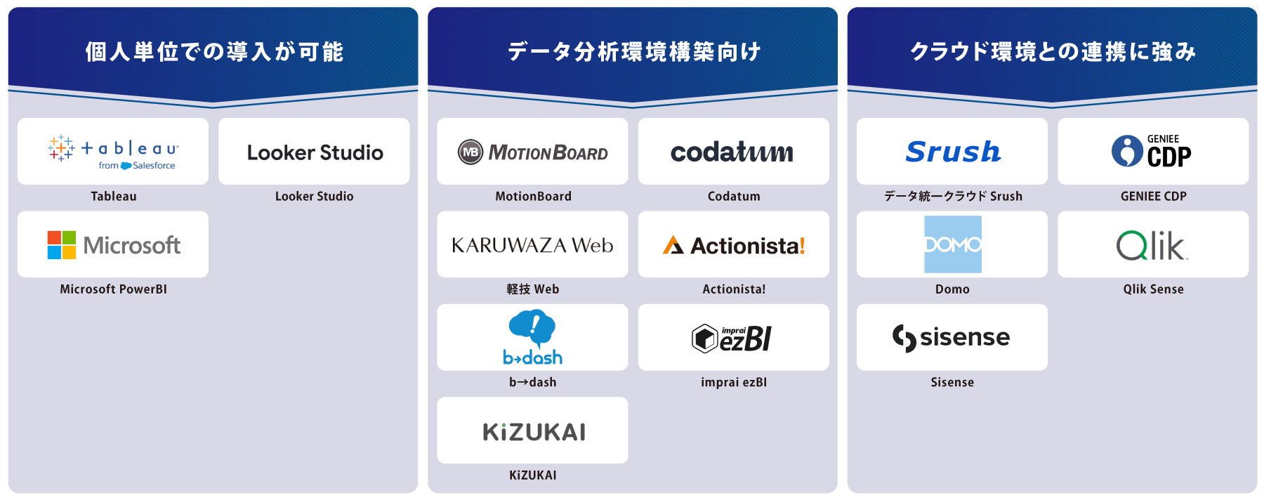 タイプ別 BIツール 図解