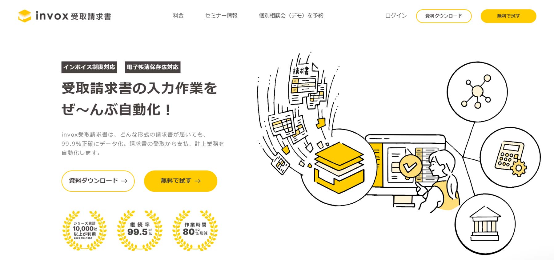 invox受取請求書_公式Webサイト