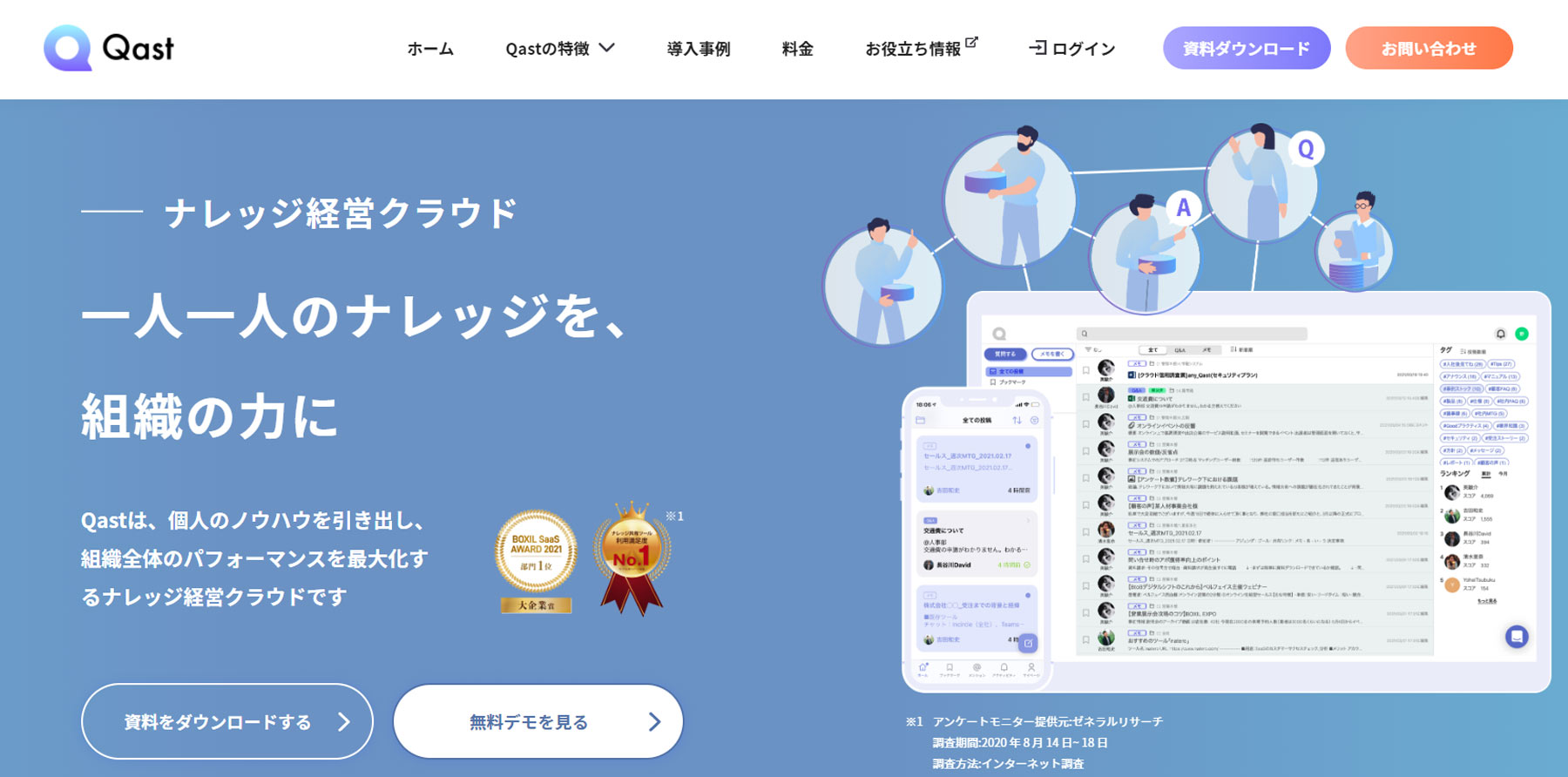 Qast公式Webサイト