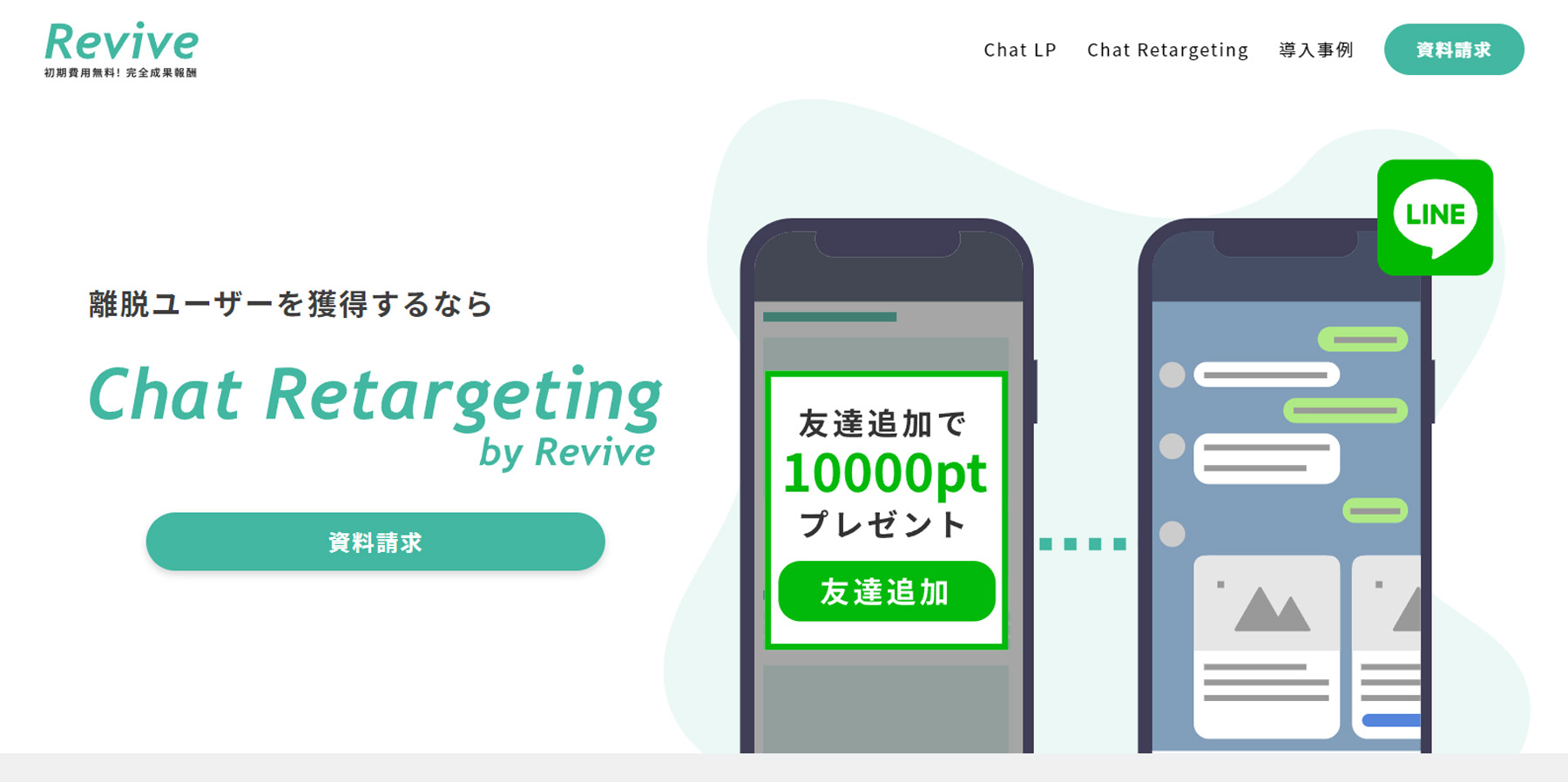 Chat Retargeting by Revive公式Webサイト