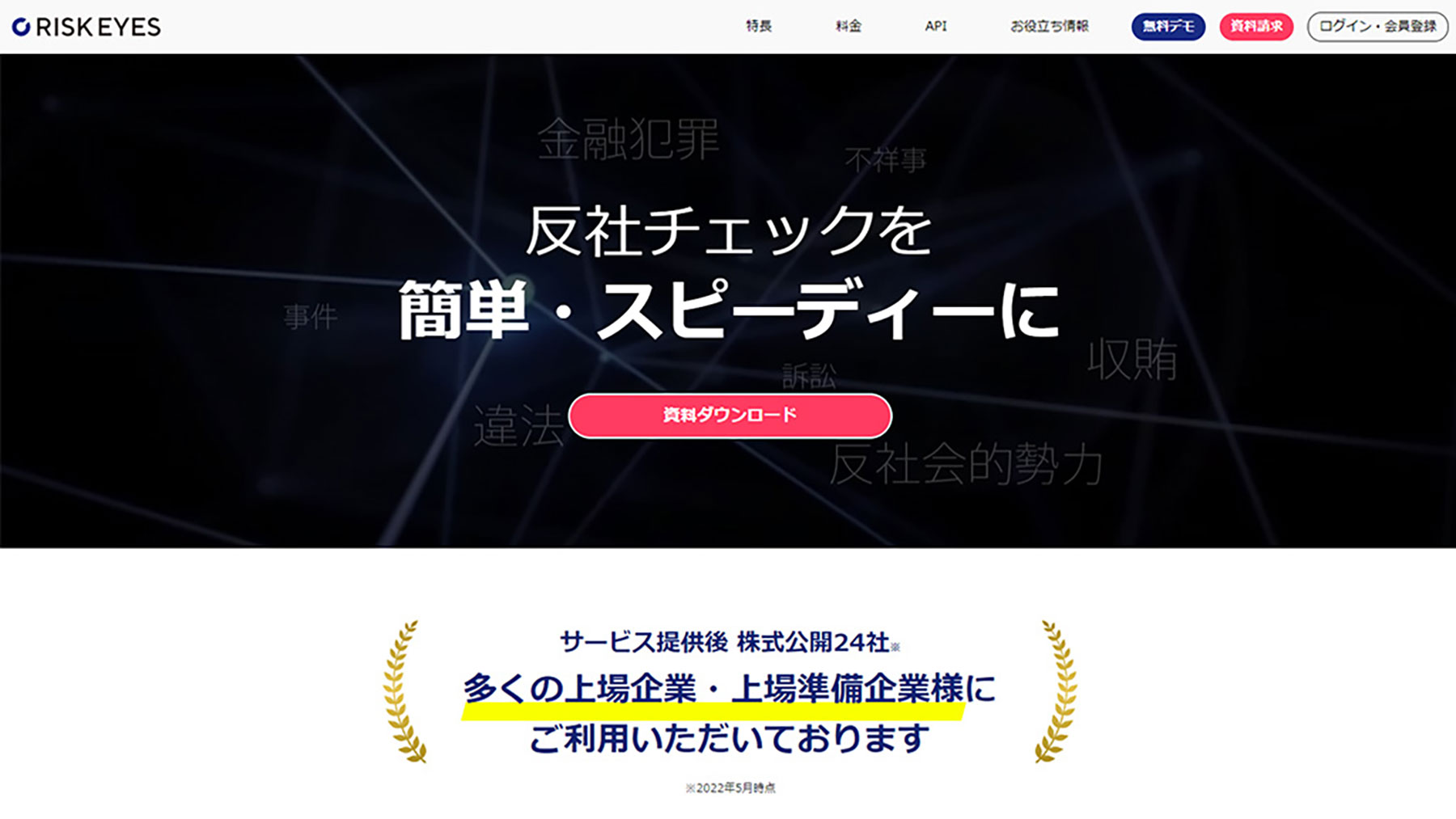 RISKEYES公式Webサイト