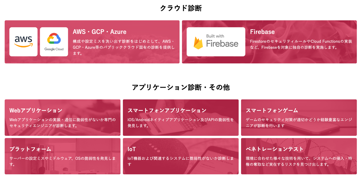 クラウド診断・アプリケーション診断・その他