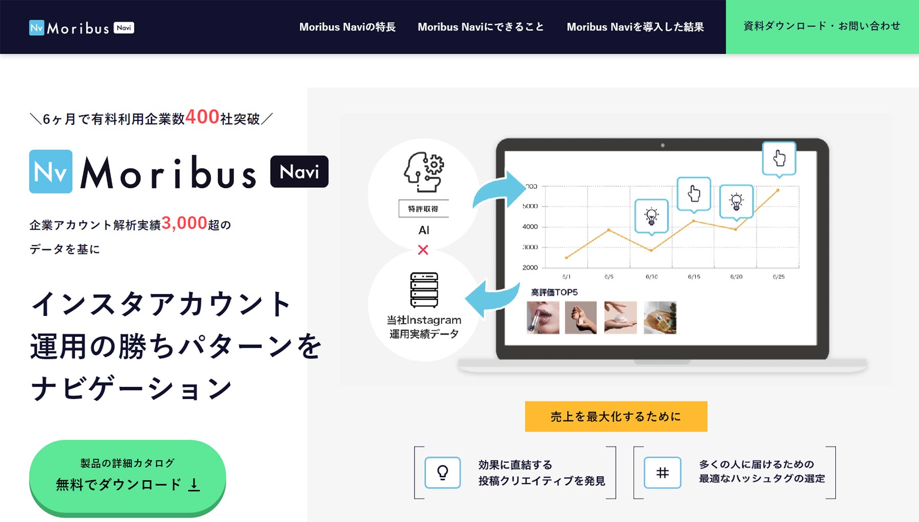 Moribus Navi公式WEBサイト