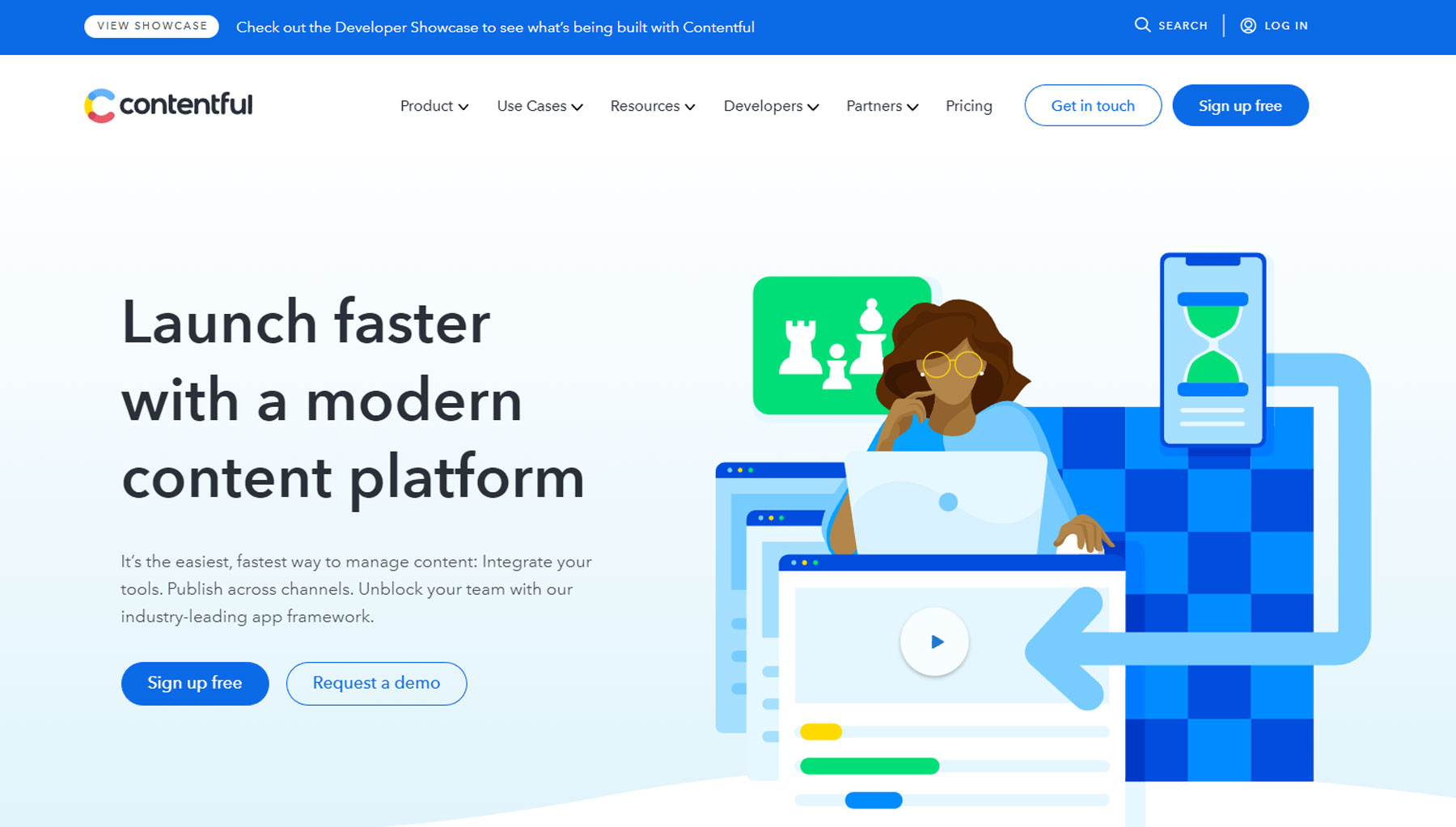 Contentful公式Webサイト