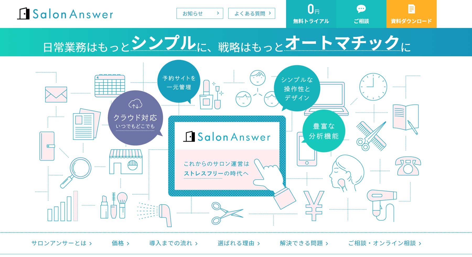 SalonAnswer公式Webサイト