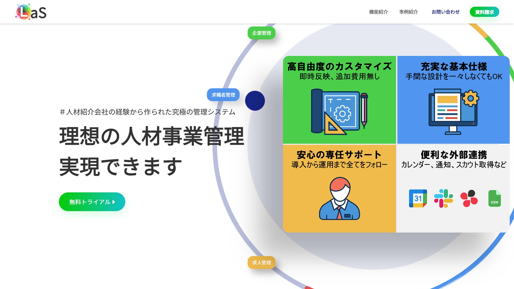 LaS公式Webサイト