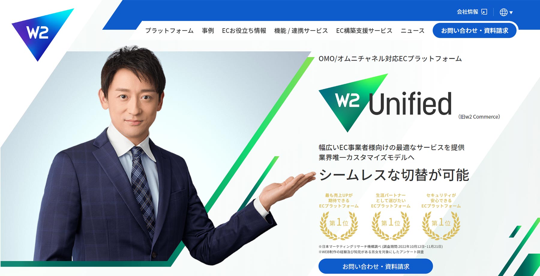 W2 Unified公式Webサイト
