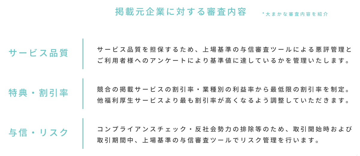 【厳選された優良サービス】長く働きやすい環境を整える