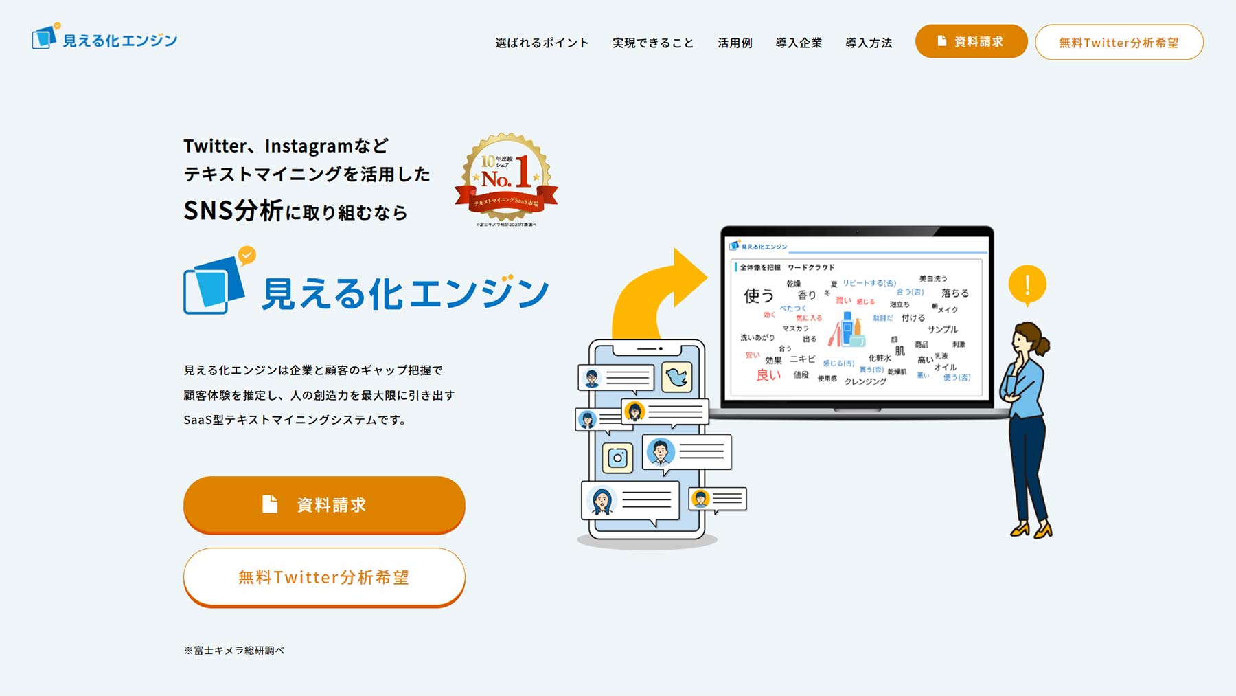 見える化エンジン公式Webサイト