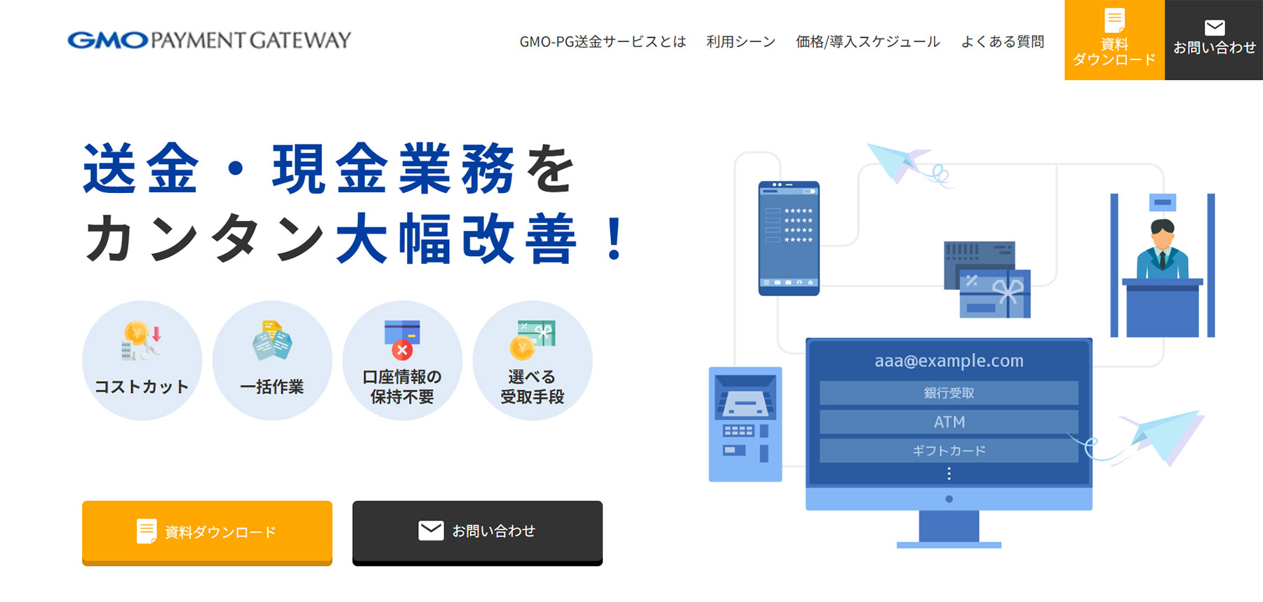 GMO-PG送金サービス公式Webサイト