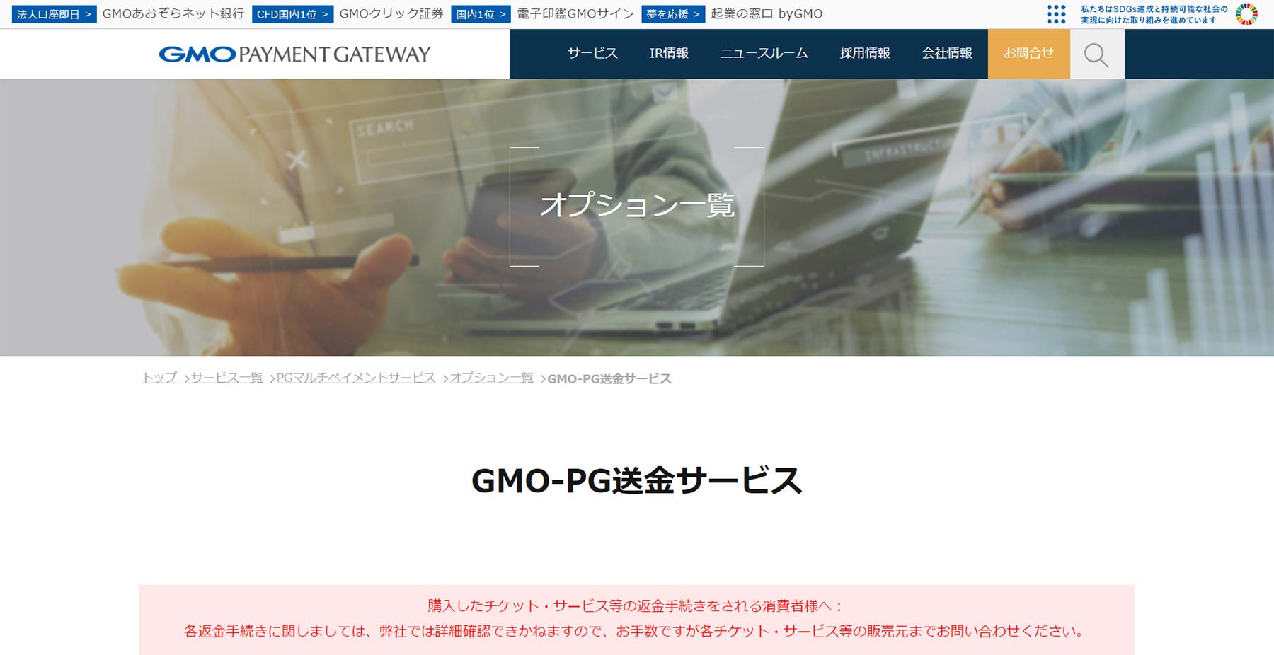 GMO-PG送金サービス公式Webサイト