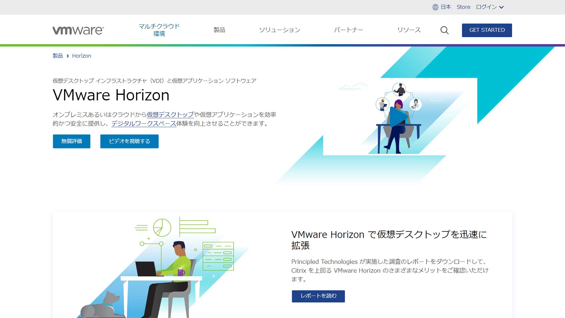 VMware Horizon公式Webサイト