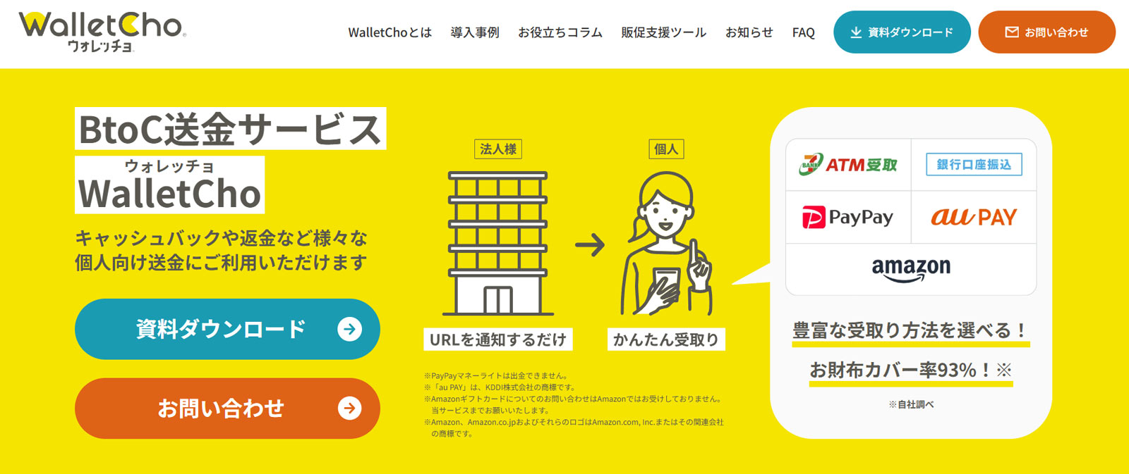 ウォレッチョ公式Webサイト