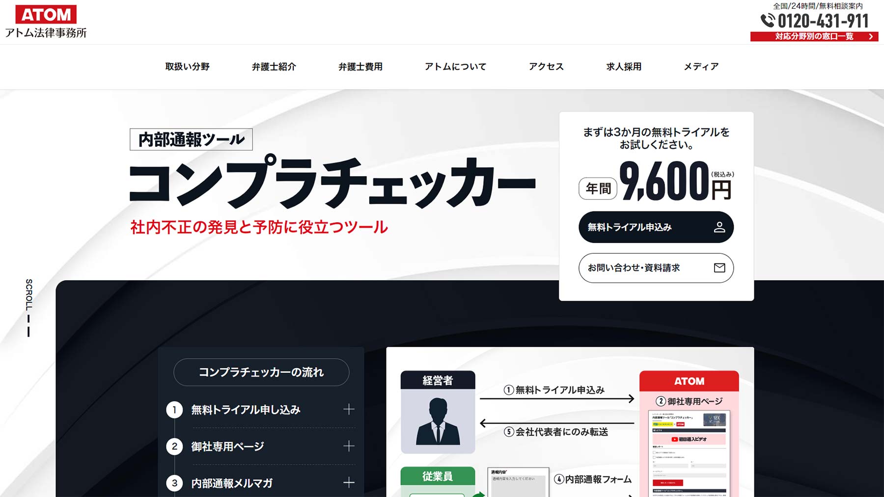 コンプラチェッカー公式Webサイト