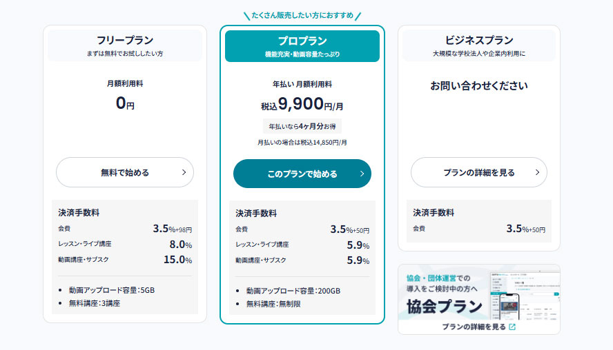 コエテコカレッジ_料金プラン