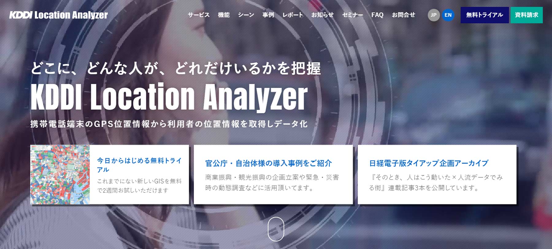 KDDI Location Analyzer公式Webサイト